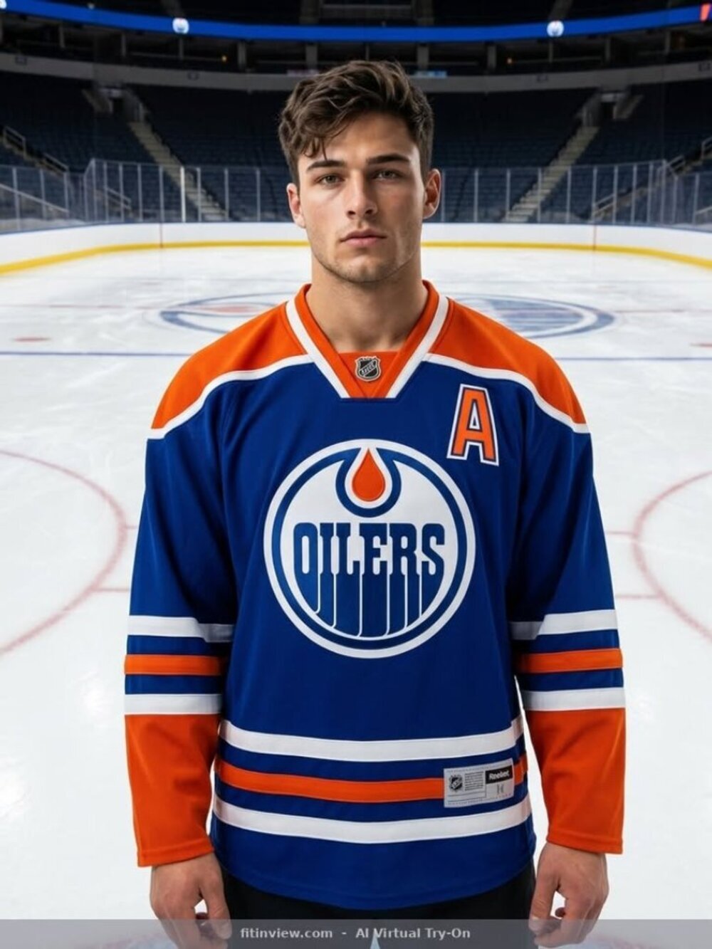 OILERS "HALL" MENS HOCKEY JERSEY
